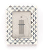 Varuna 5x7 Gray & White Picture Frame - Handmade - Sumiye Co