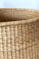Handwoven Short Hamper - Natural - Sumiye Co
