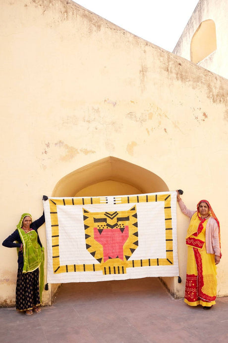 Tiger Kantha Throw - Sumiye Co