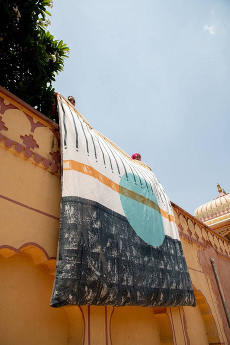 Midnight Moon Duvet | Artisanal Handmade Bedding Sets - Sumiye Co