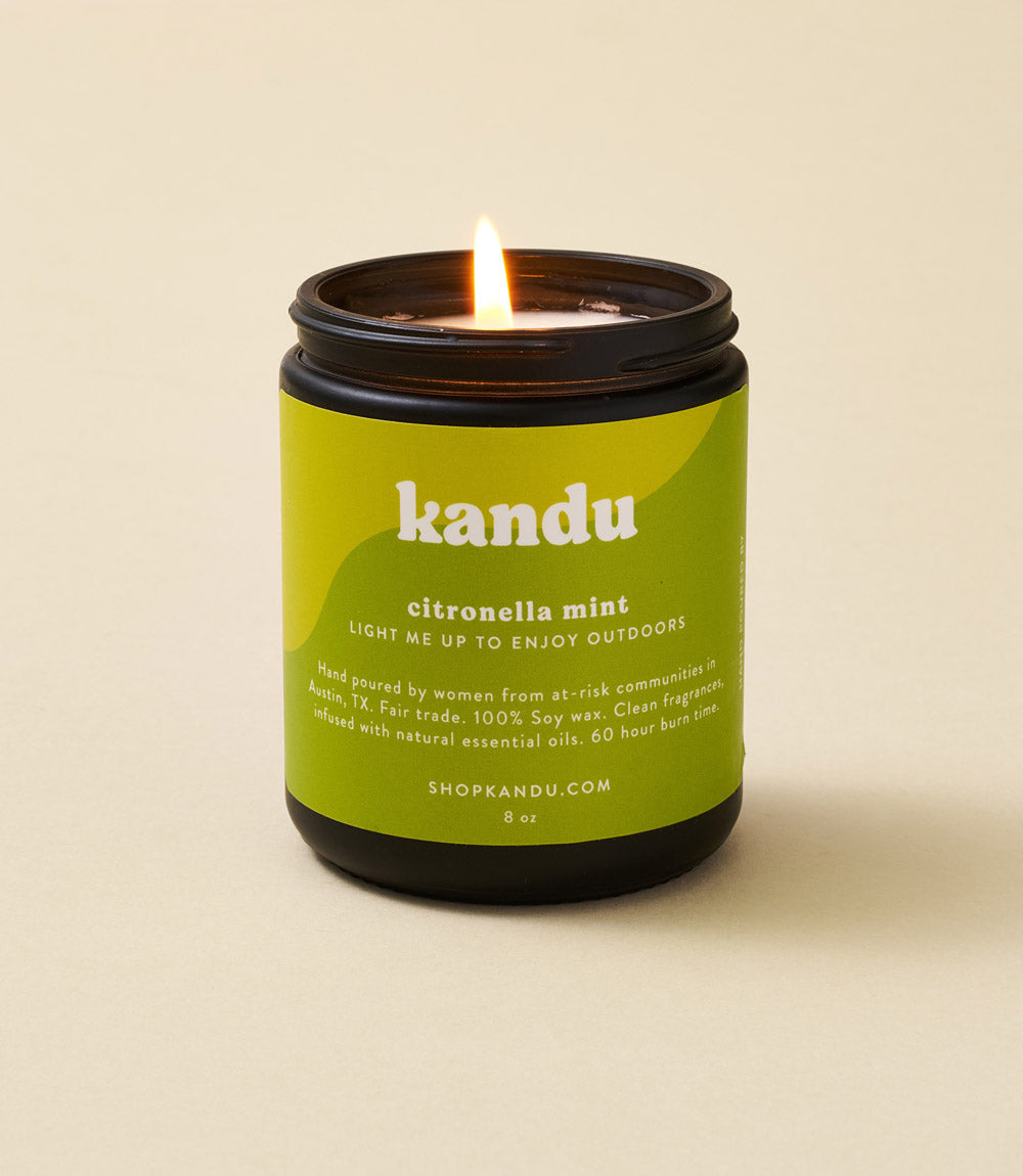 Citronella Mint 8oz Candle by Matr Boomie - Sumiye Co