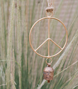 Air Element Peace Bell Wind Chime - Fair Trade Garden by Matr Boomie - Sumiye Co