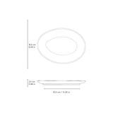 Oval Dessert Plate Set of 6