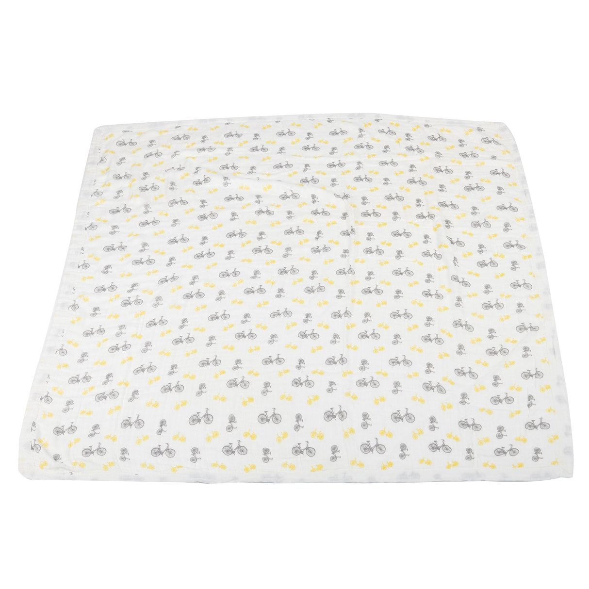 Vintage Bicycle and Northern Star Bamboo Muslin Newcastle Blanket-4