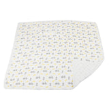 Vintage Bicycle and Northern Star Bamboo Muslin Newcastle Blanket-3