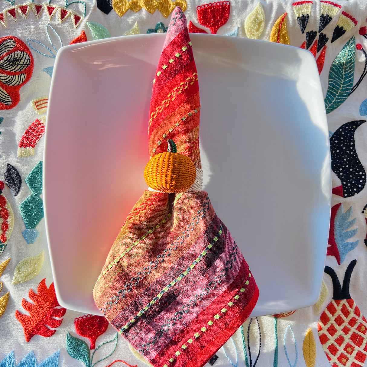 Pumpkin Napkin Ring  – Table Decor Colombia