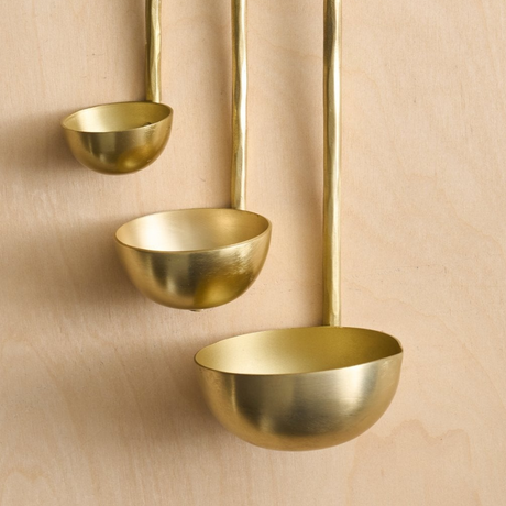 Forge Brass Ladles Assorted - Set of 3