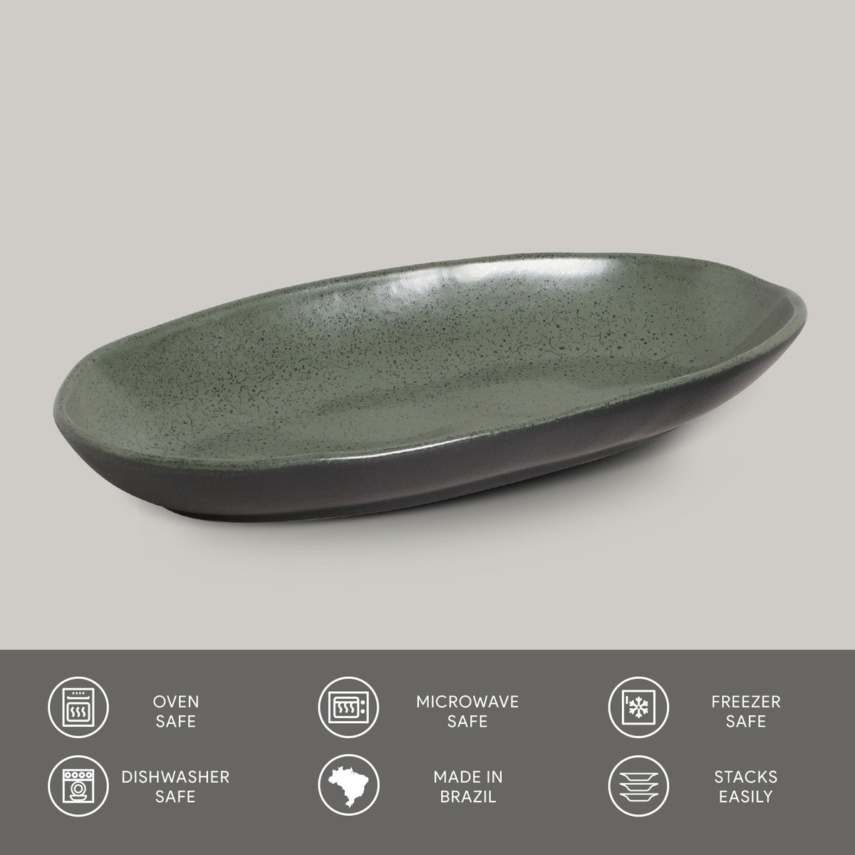 Deep Oval Platter Set of 4