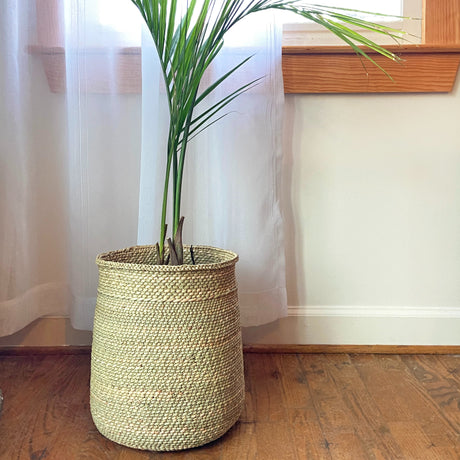 Iringa Basket - Natural  | Woven Milulu Grass - Africa - Sumiye Co