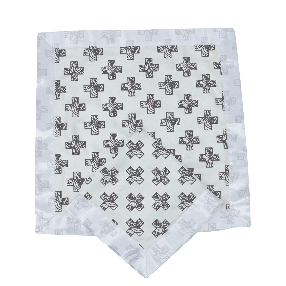 Nordic Stamp Bamboo Muslin Security Blankie-1