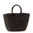Braided Raffia Day Bag Black - Sumiye Co