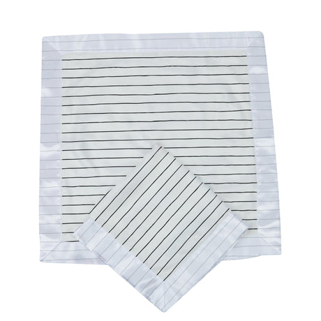 Pencil Stripe Bamboo Muslin Security Blankie-2