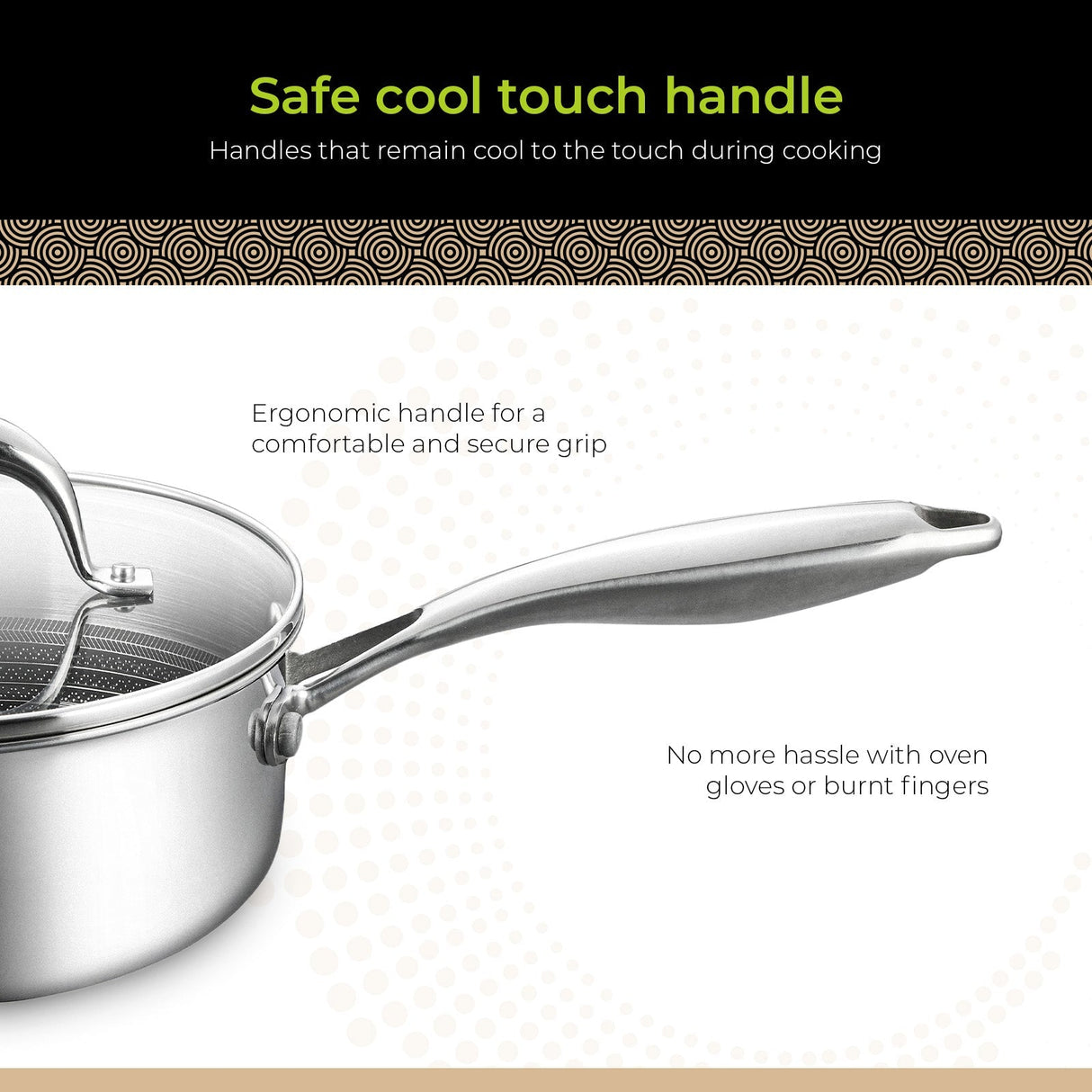 BE | LIVING CIRCLAD Series Sauce Pans with Lid
