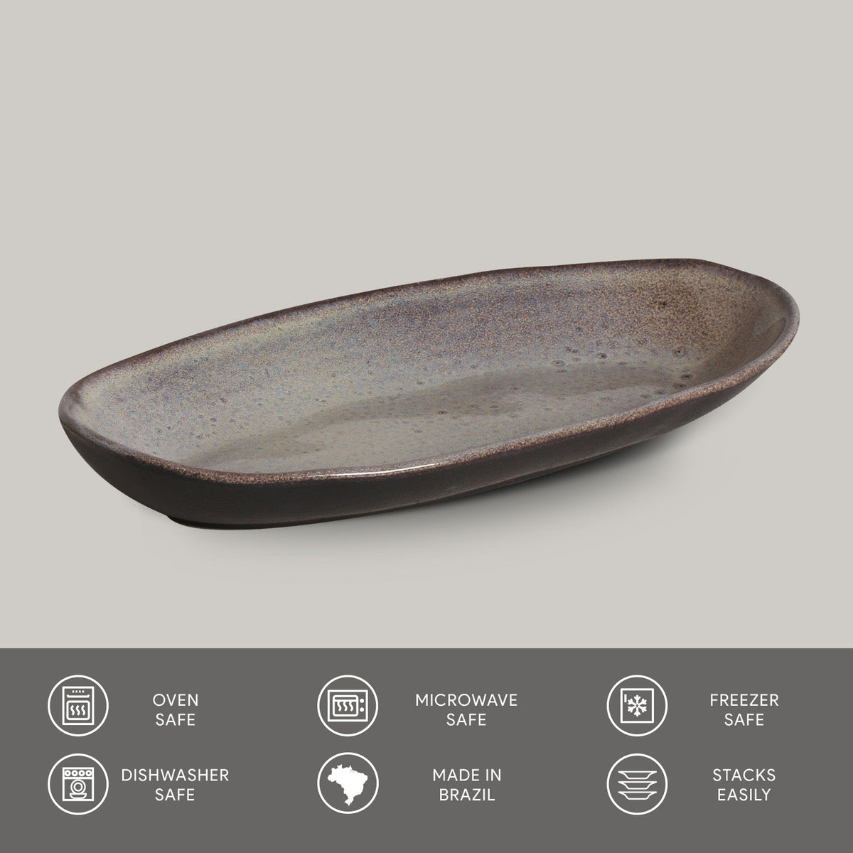 Deep Oval Platter Set of 4