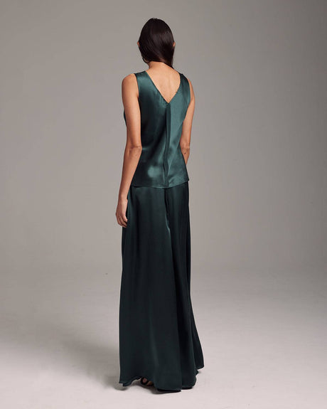 Silk Raw Edge Tank - Sumiye Co