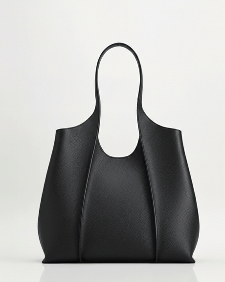 Mayfair Black Shoulder Plant Based Leather Bag  (Pre-Order For delivery 28th May 2026)-1