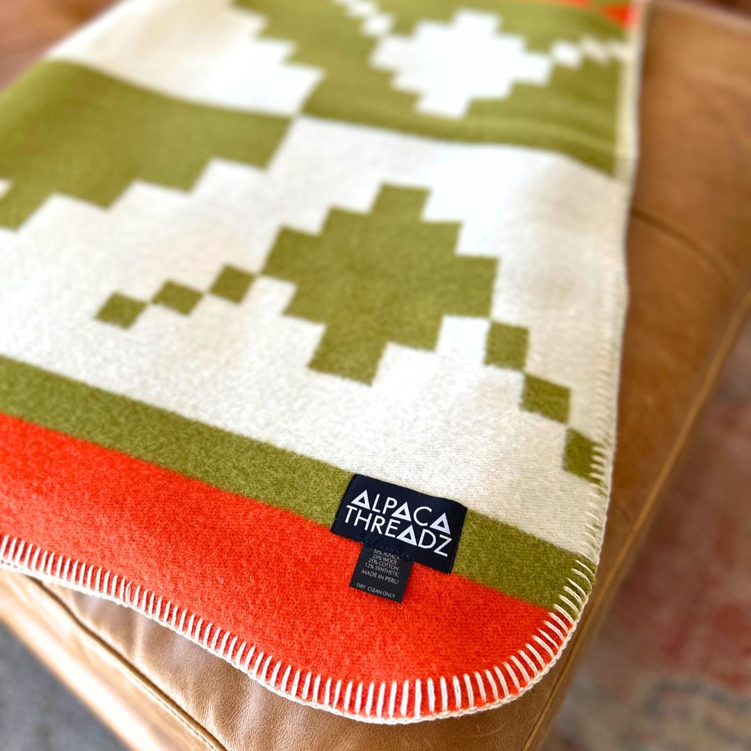 Chakana Alpaca Camp Blankets 54” x 69” by Alpaca Threadz