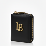 Regents Park Mini Black Plant-Based Leather Wallet - Sumiye Co