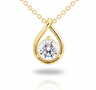 Celeste Teardrop Necklace-0