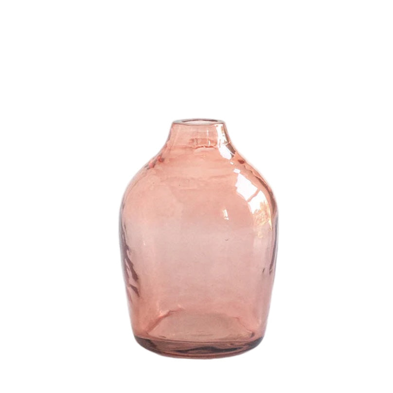 S/3 Hammered Bud Vases - Blush - Sumiye Co