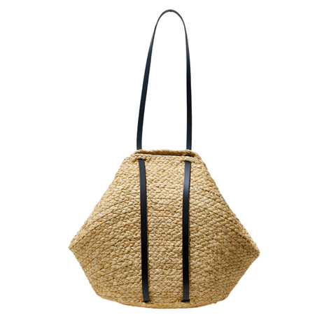 Keza Braided Raffia Carryall - Sumiye Co