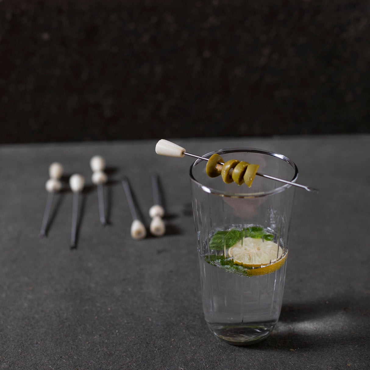 Blanco Cocktail Picks Assorted Set of 6