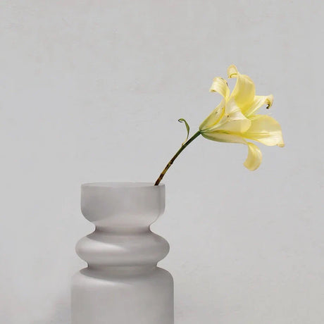 Elsa Vase - Frosted Grey - Sumiye Co