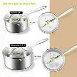 BE | LIVING Essential Series 12 pcs Cookware Set (Triply Stainless Steel)