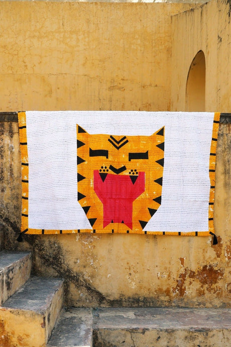 Tiger Kantha Throw - Sumiye Co