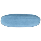 Shallow Organic Oval Platter Large Set of 4