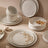 Tunisian 12pc Dinnerware Set - Matte White - Sumiye Co