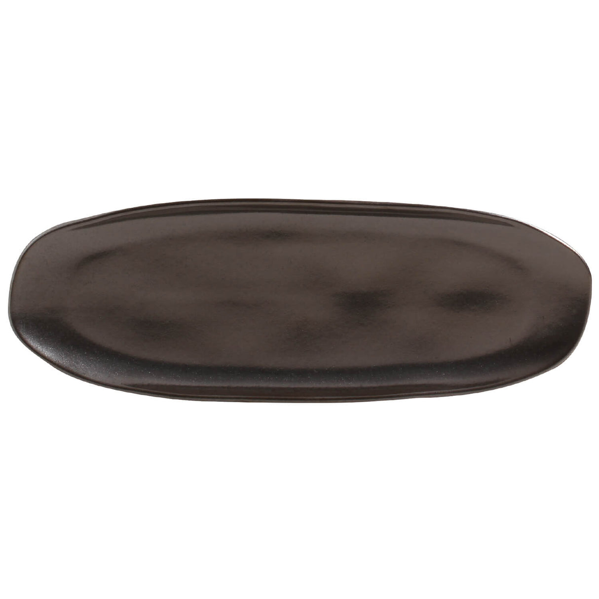 Shallow Organic Oval Platter Large Set of 4
