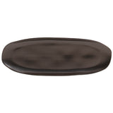 Shallow Organic Oval Platter Large Set of 4