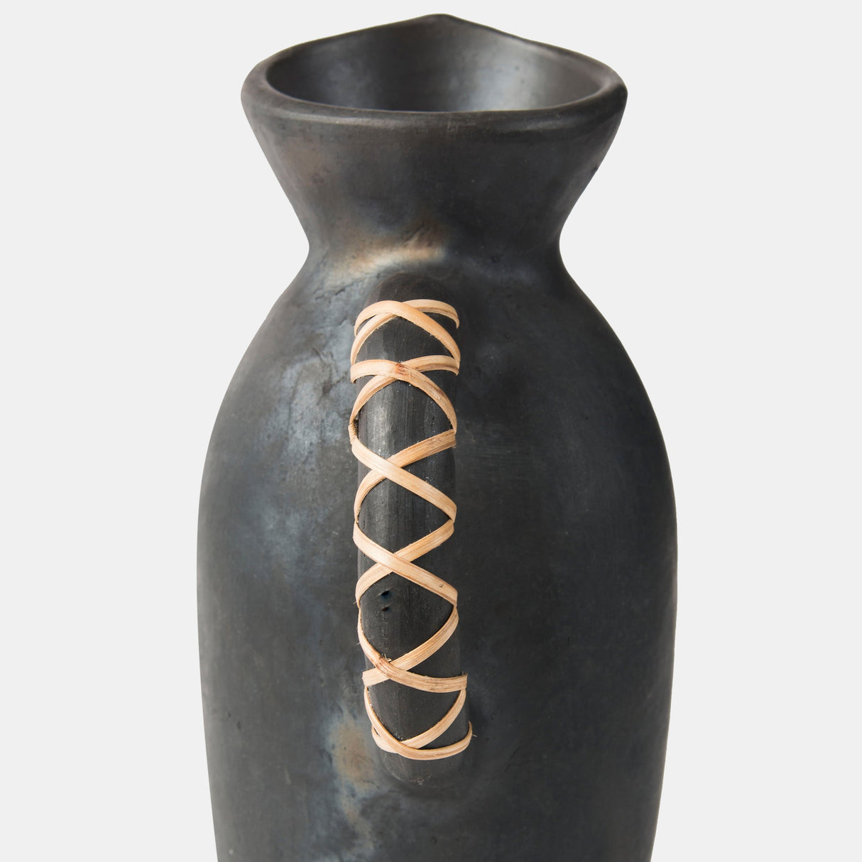 Longpi Black Clay Vase - Sumiye Co