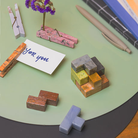 Gemstone Soma Cube Puzzle - Sumiye Co