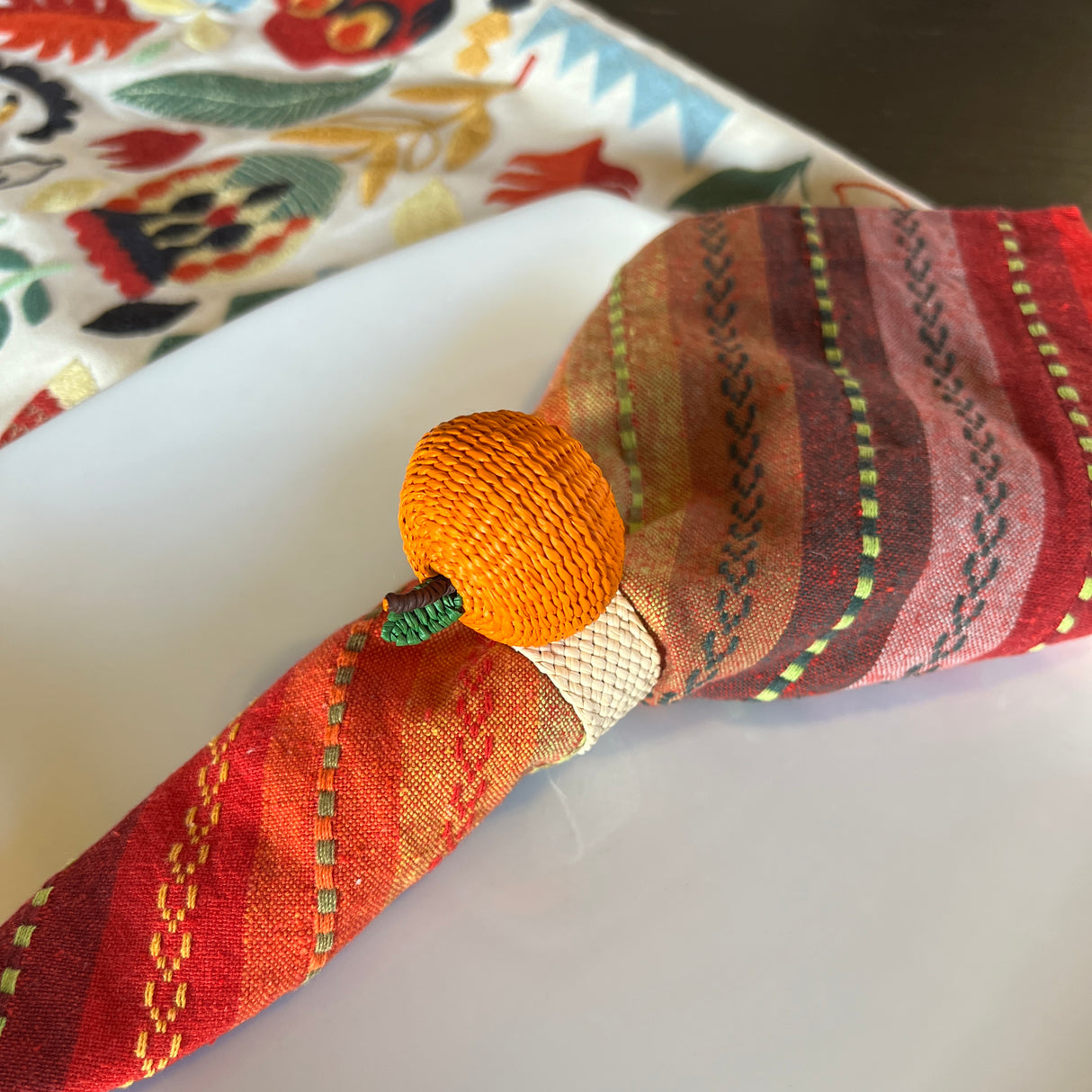 Pumpkin Napkin Ring  – Table Decor Colombia
