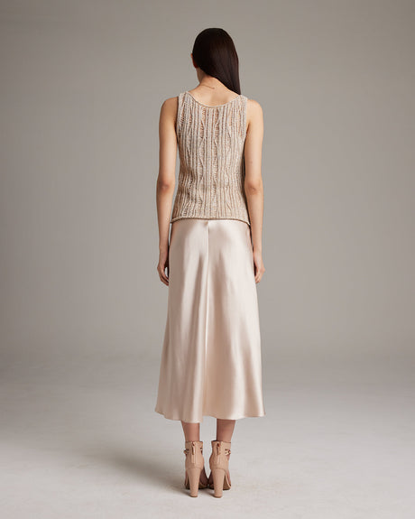 Lace Knit Tank - Sumiye Co