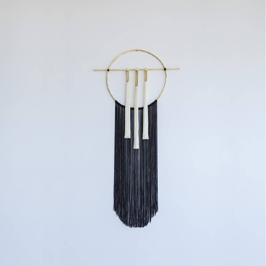 VALAG 3 Brass Wall Hanging by Àurea Walldeco | Mexico