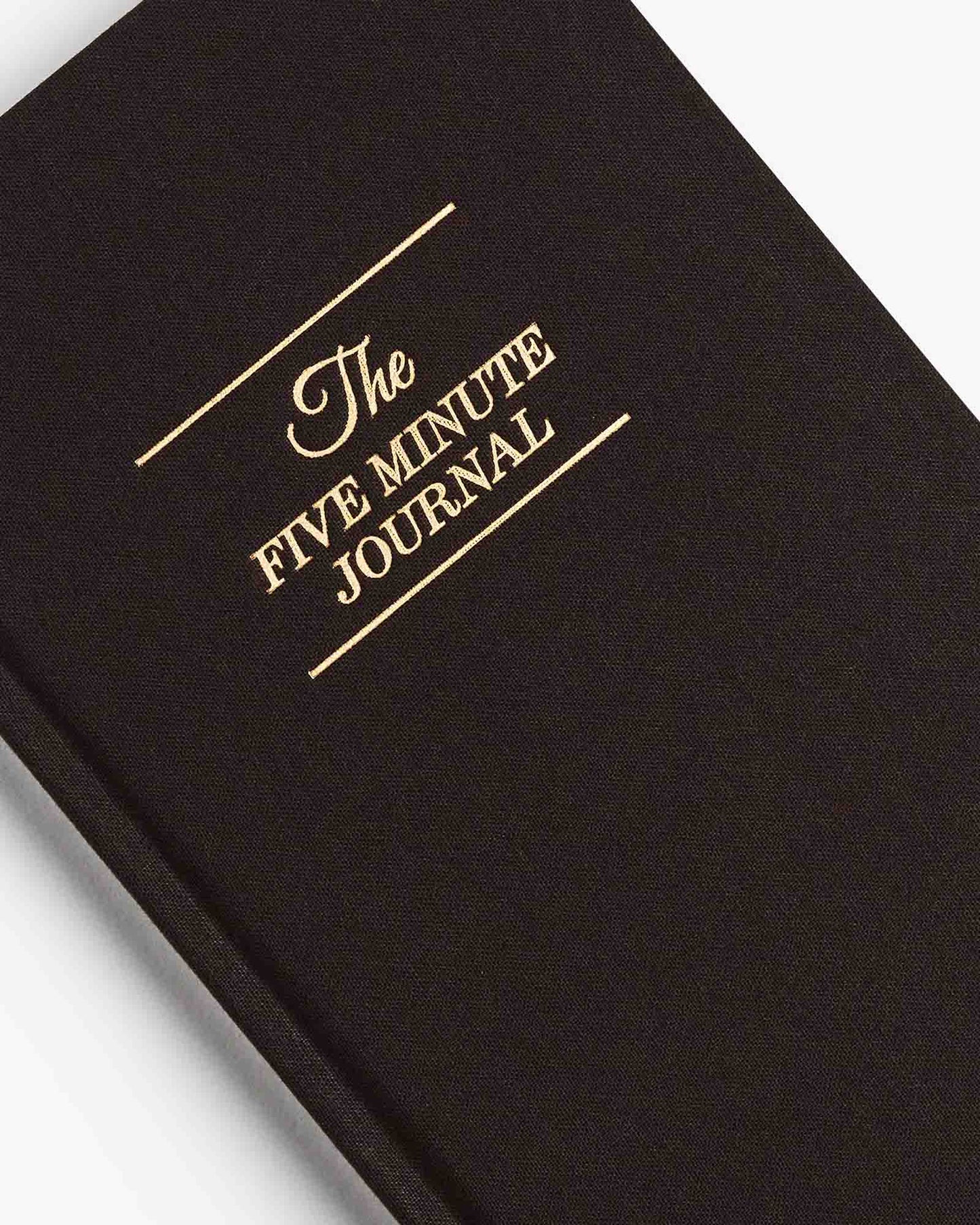 The Five Minute Journal - Bold Black by Intelligent Change
