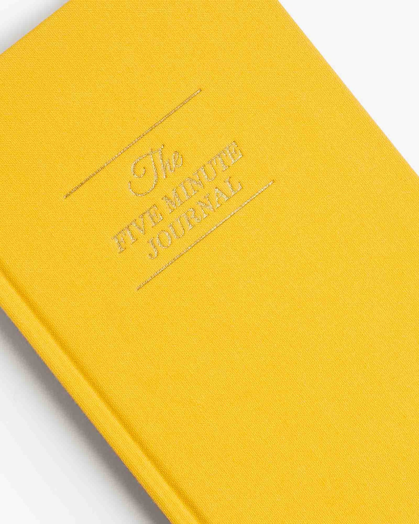 The Five Minute Journal - Sunshine Yellow by Intelligent Change