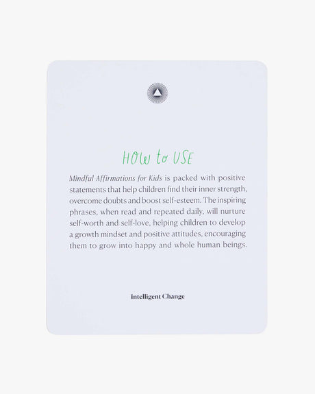 Mindful Affirmations for Kids - Kids - Sumiye Co