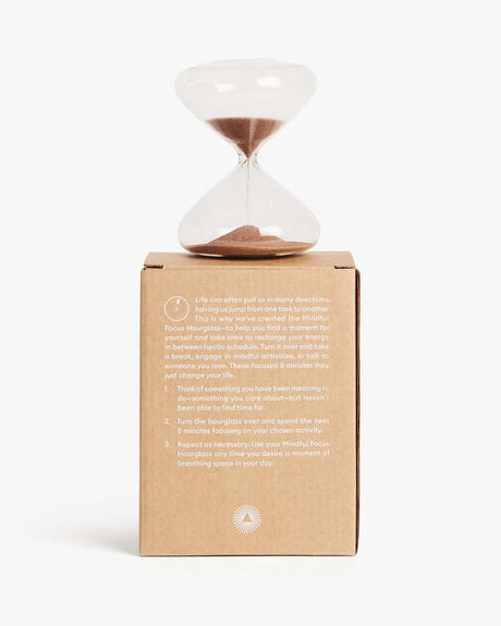 Mindful Focus Hourglass - 5 Minutes - Sumiye Co