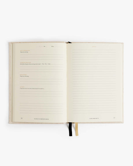 Notes to Mindfulness Journal - Linen - Sumiye Co