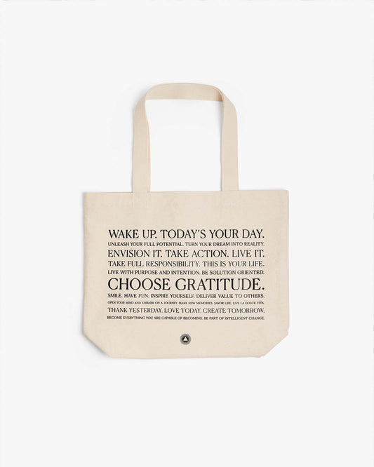Organic Cotton Tote Bag – Manifesto by Intelligent Change
