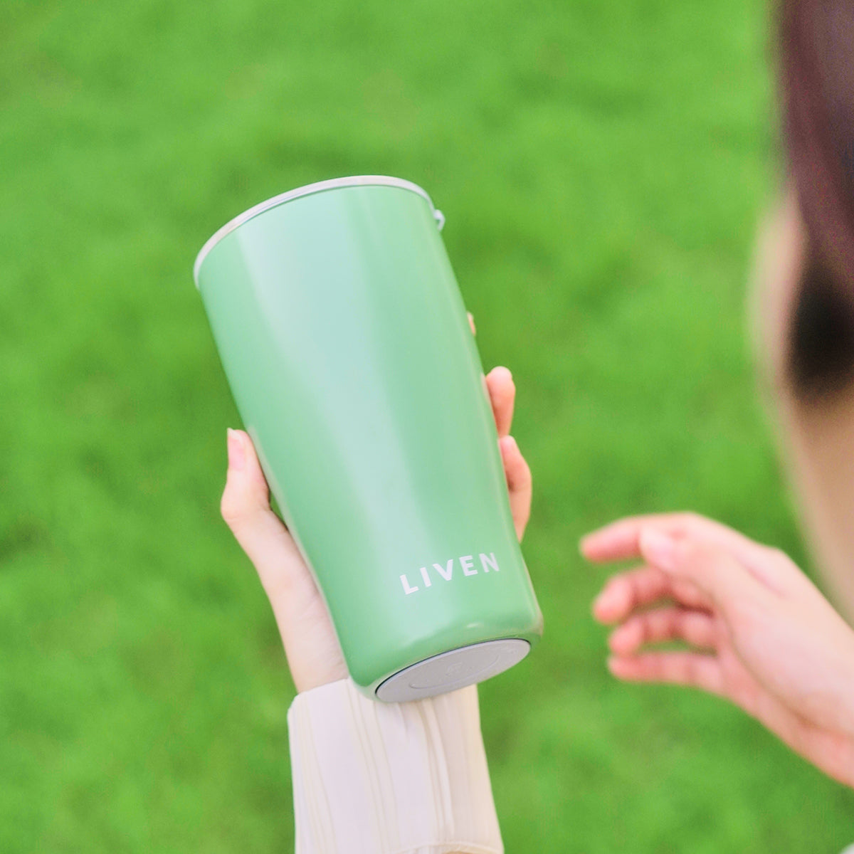 Purifying Travel Tumbler (19oz) | Liven Glow™ Stainless Steel -3