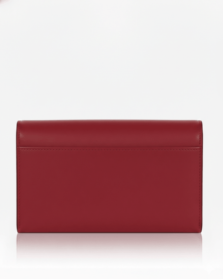 Aspen Red Plant-Based Leather Travel Wallet ( Available for Pre-order 9th April Delivery)-1
