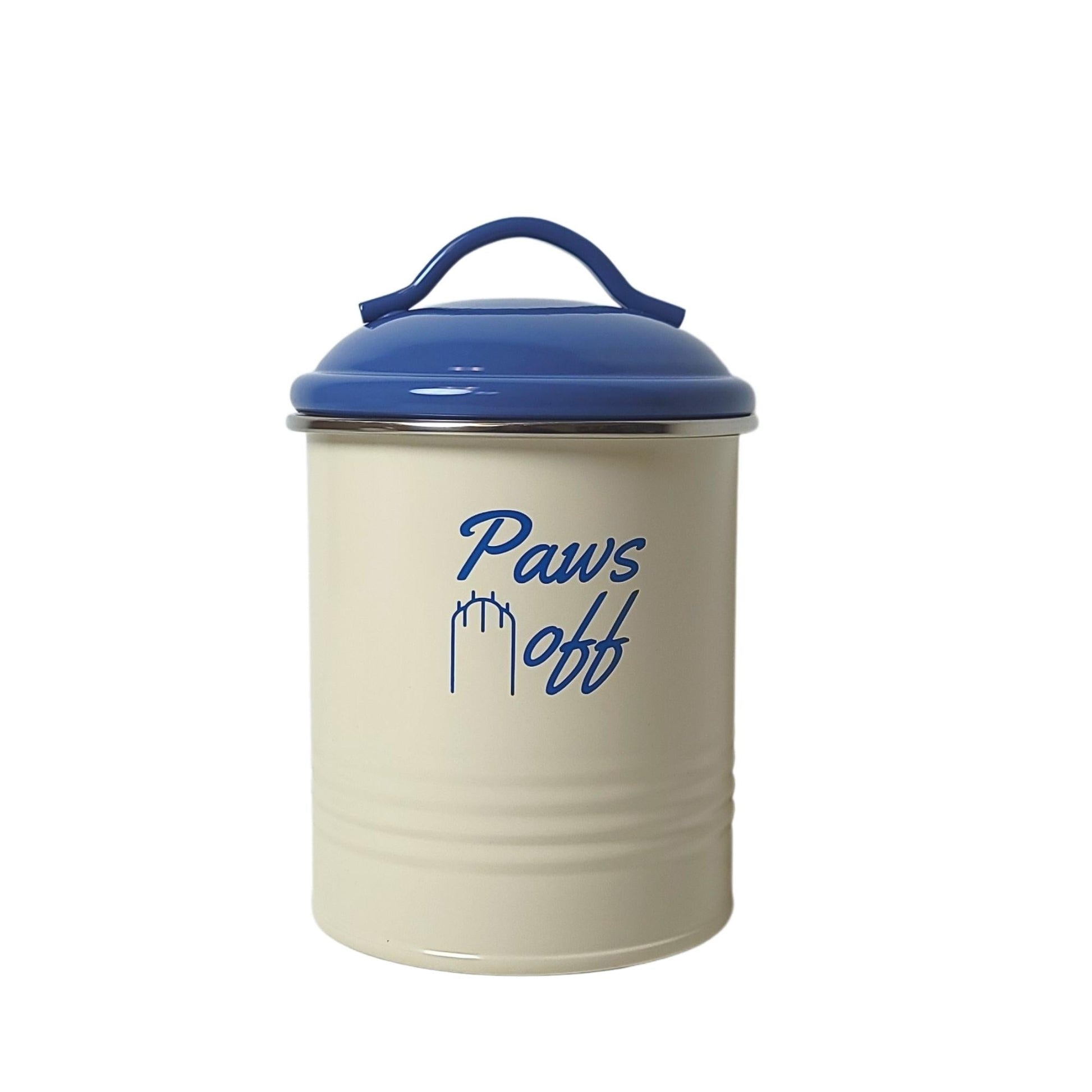 French Blue Pet Food & Treat Storage Canisters (Set of 3)-4