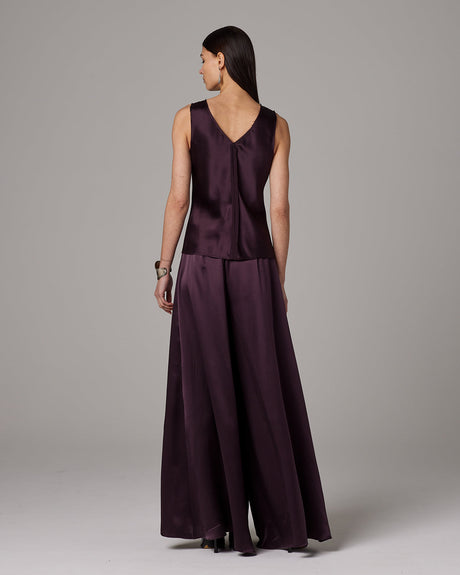 Silk Raw Edge Tank - Sumiye Co