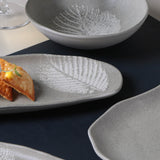 Shallow Organic Oval Platter Large Set of 4
