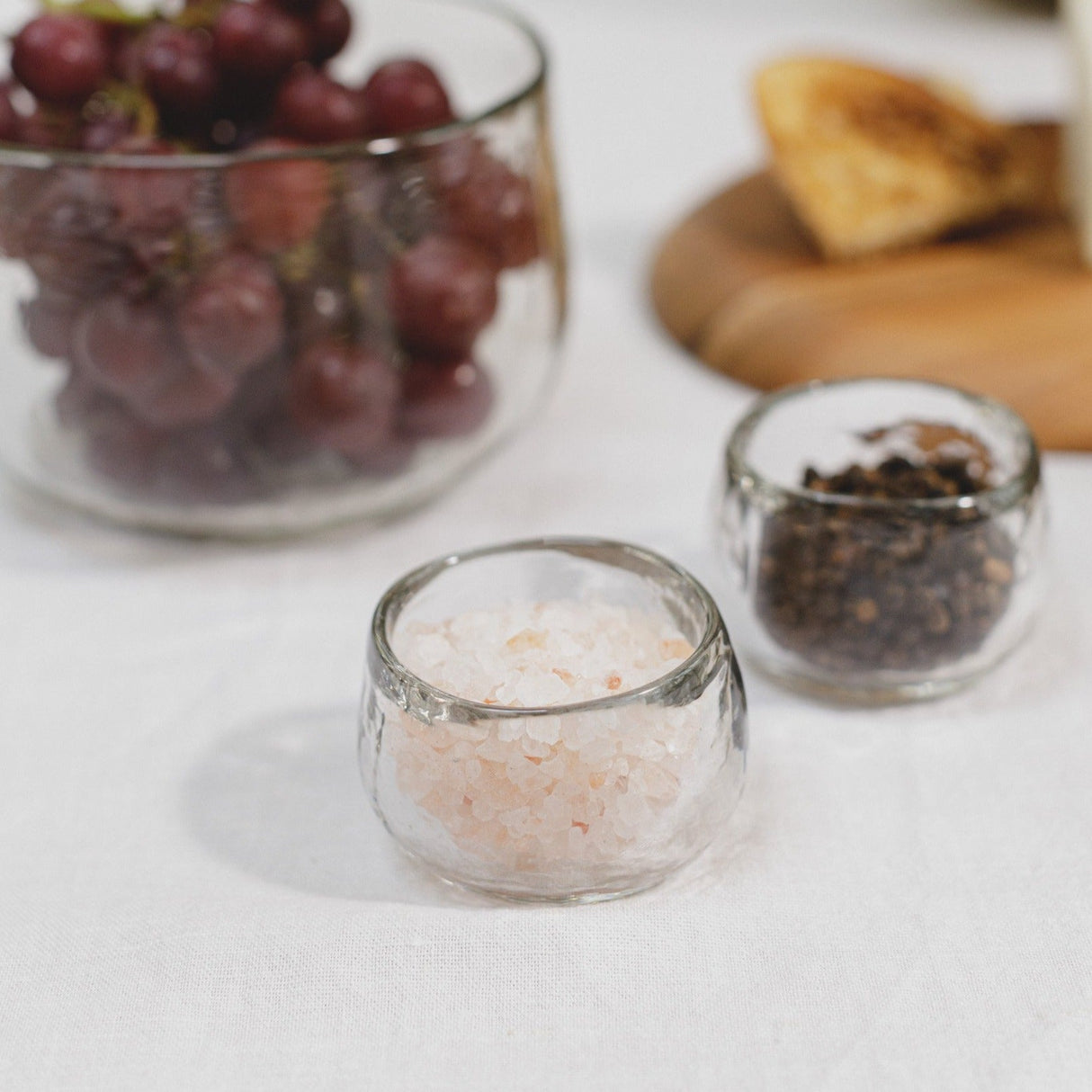 Pebbled Condiment Bowls Set of 4